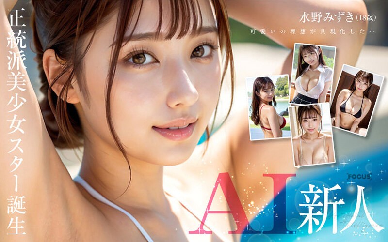水野みずき - 素人AV女優判定AIによる判定結果