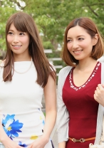 横浜みなとみらいで見つけた美魔女二人組 さくらさん38歳・千佳さん36歳。 - おしゃぶりクッキング - 404OSBR-058