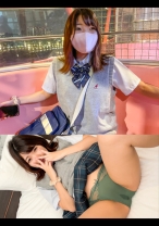 22時間着用【個人撮影】緑色が大好きなミントグリーンぱんつちゃんとP活_夜の観覧車でイチャラブデートシーンまで収録 - インディ - 534CRT-028