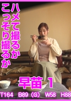 ハメて撮るかこっそり撮るか 早苗 1 - はめまん - 595HTKT-009