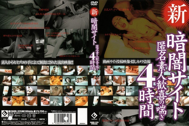 新 暗闇サイト匿名素人歓喜の喘ぎ4時間 - メディアバンク - 62cadr00326