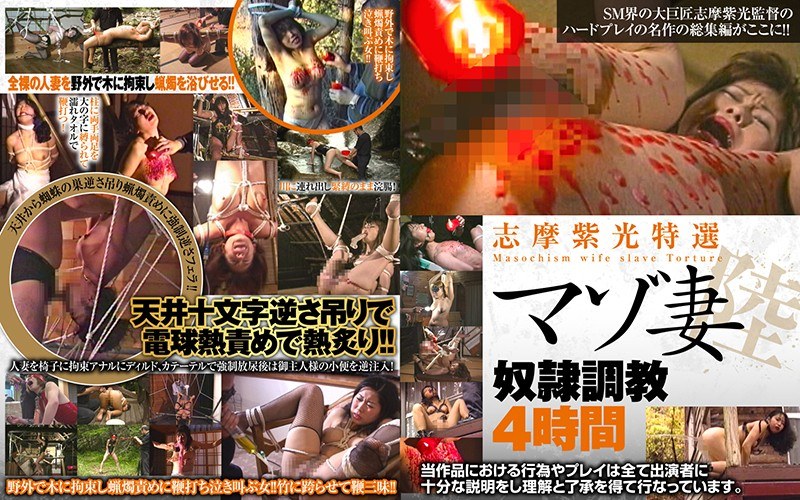 志摩紫光特選マゾ妻奴●調教4時間 陸 - アリーナエンターテインメント - 86axdvd00272r