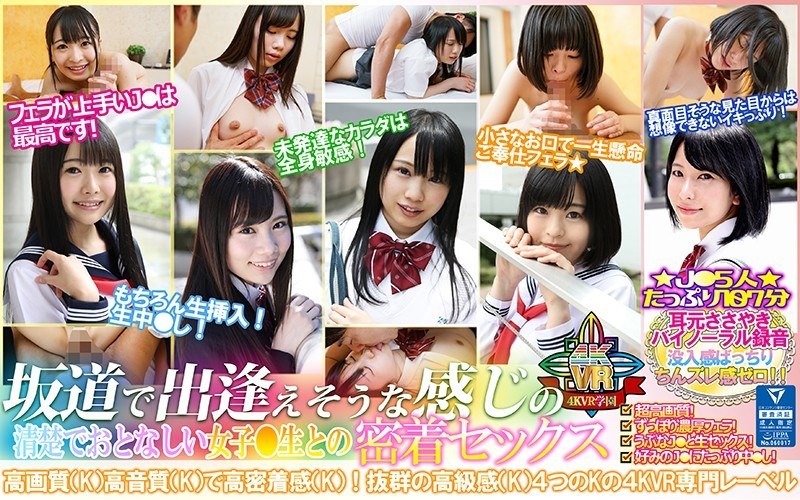【VR】坂道で出逢えそうな感じの清楚でおとなしい女子●生との密着セックス - 4KVR＋ - h_1290pobf00001 - 素人AV女優判定AI