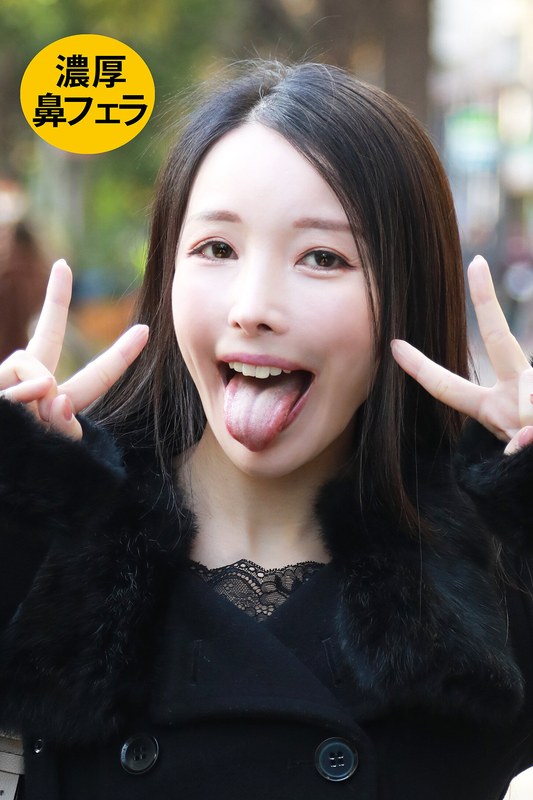言葉責めソフトSの三白眼ドエロ姉さんがM男に濃厚鼻フェラ - ペロネ - h_1651hnf0100005