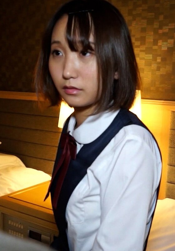 黒髪ショートカットの清楚系美○女をナンパしてホテルで個撮テイで制服コスプレハメ撮りSEX！ - 即ヌキ - h_1724m780g00009