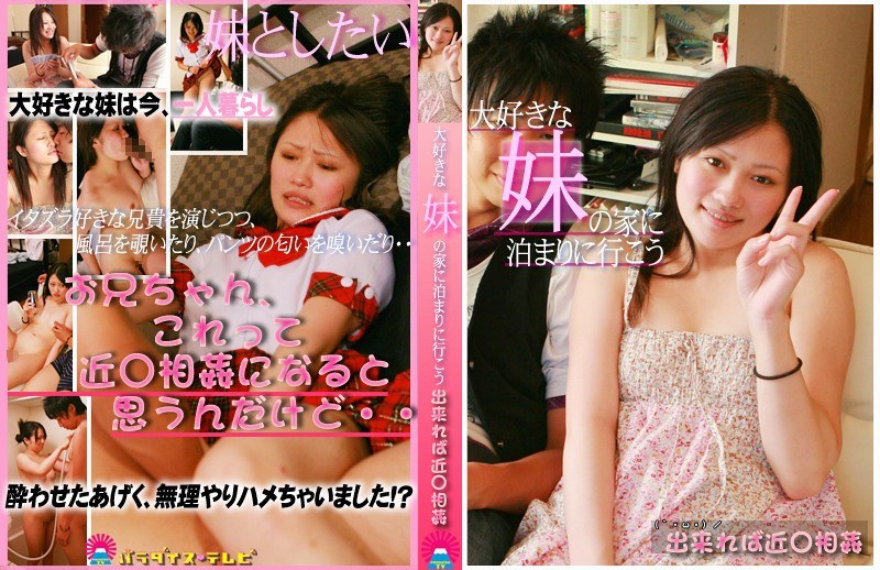 大好きな妹の家に泊まりに行こう（1）～出来れば近●相姦 - パラダイステレビ - parathd00412